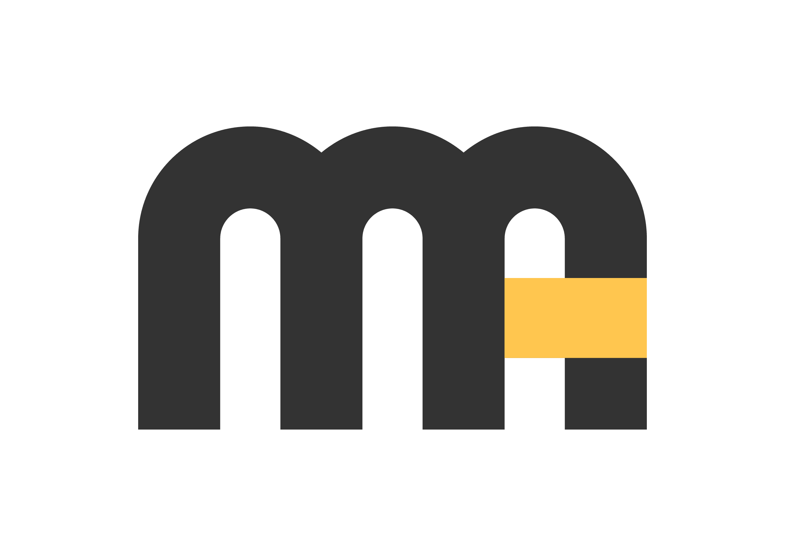 Mighty Ally logomark in black and gold