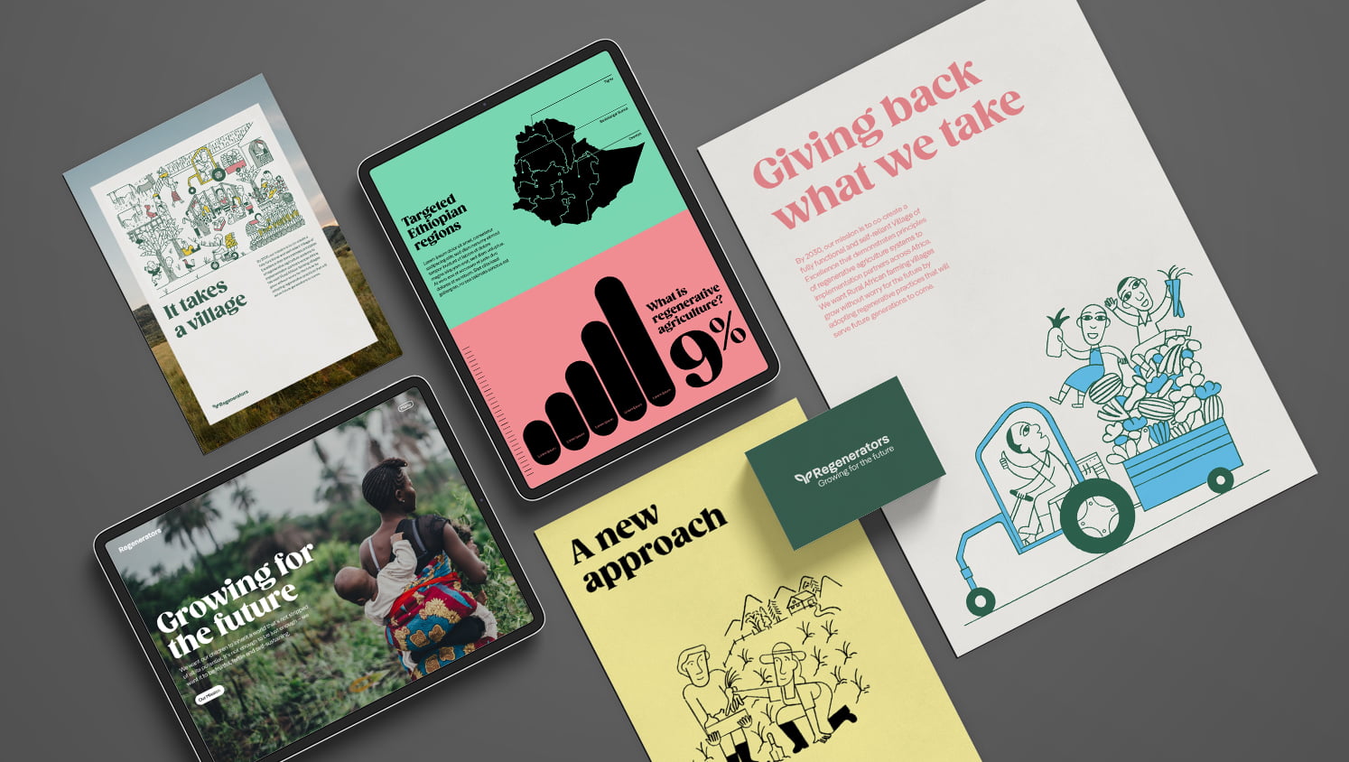 Mighty Ally brand work for Regenerators